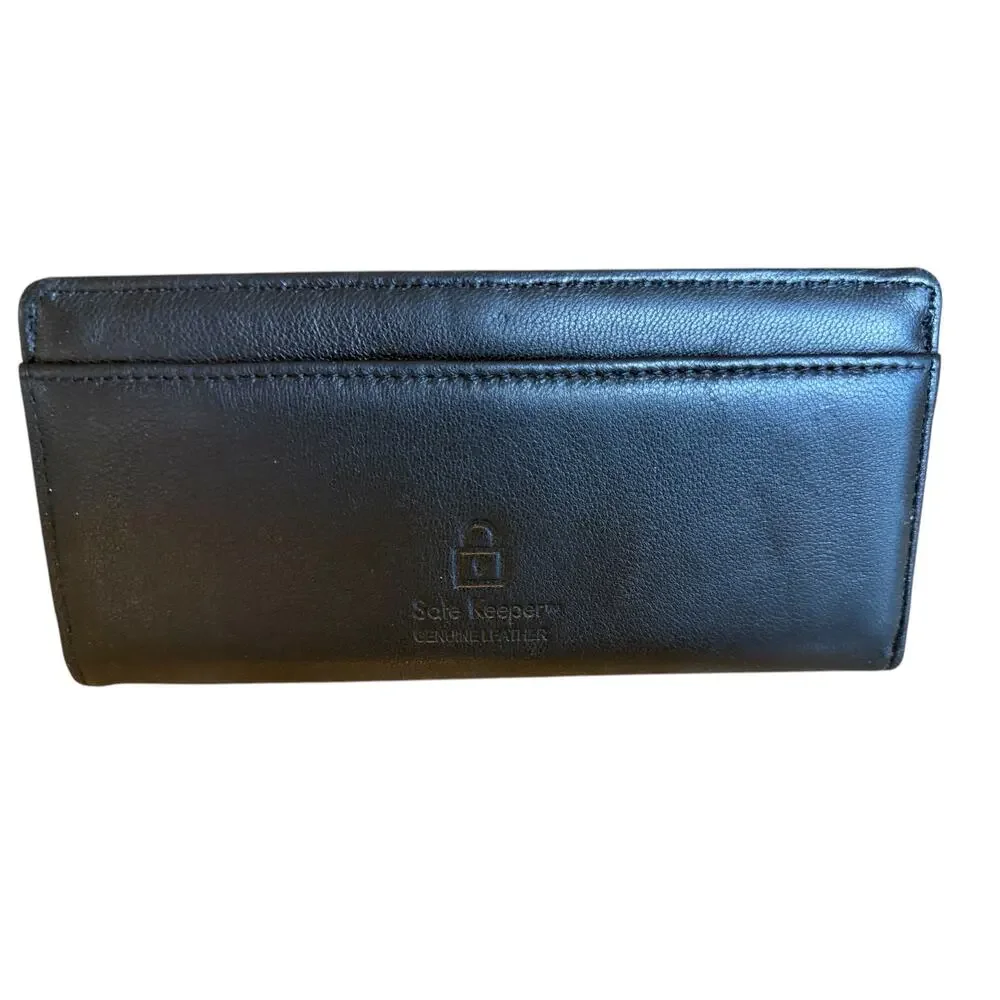 Safe Keeper Genuine Leather Wallet Black